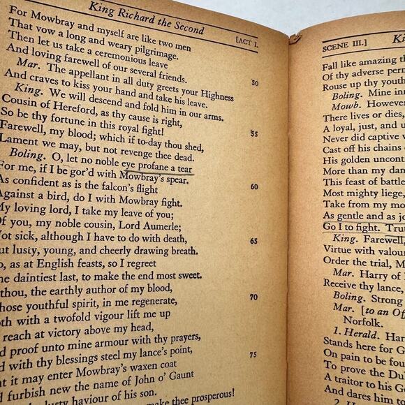 The Tragedy of King Richard The Second William Shakespeare Vintage Book - Picture 9 of 9
